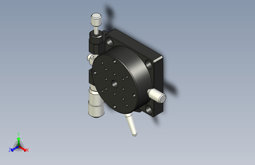 手动位移平台_精密型旋转滑台40,60,80型