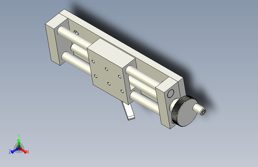 简易调整组件_X轴_进给螺杆型_重载型