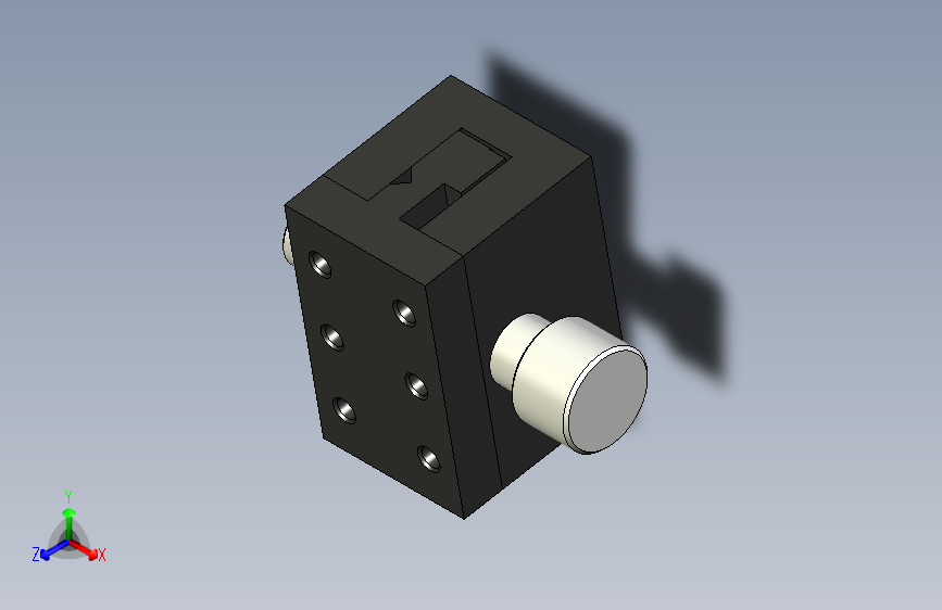 简易调整组件_X轴_齿轮齿条型_标准型