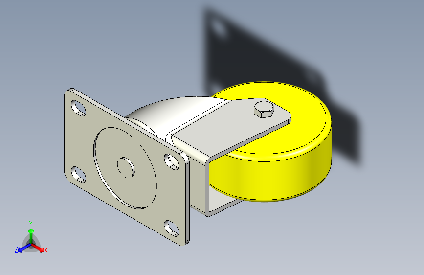 脚轮_平底活动型_中载_85_160KG