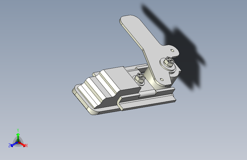 防水平面锁_把手按压转动式_A型