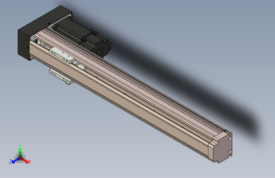 FST70-DM_日规螺杆半密式滑台电缸_下侧安装型