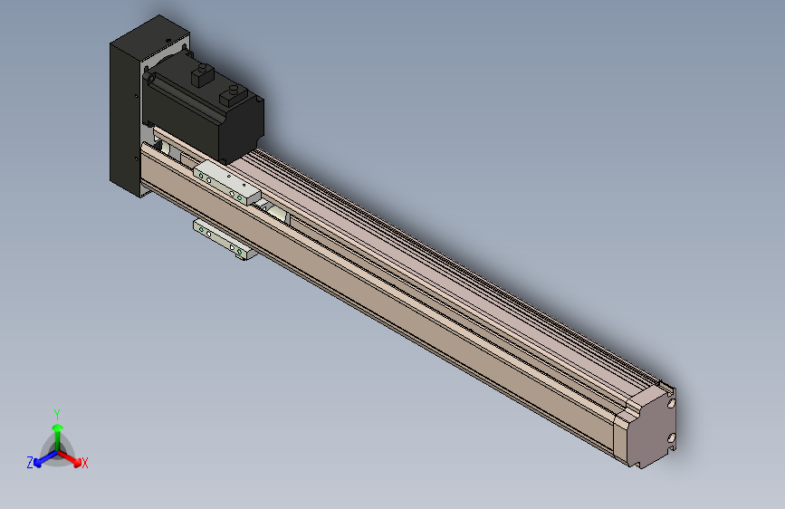 FST70-LM_日规螺杆半密式滑台电缸_左侧安装型