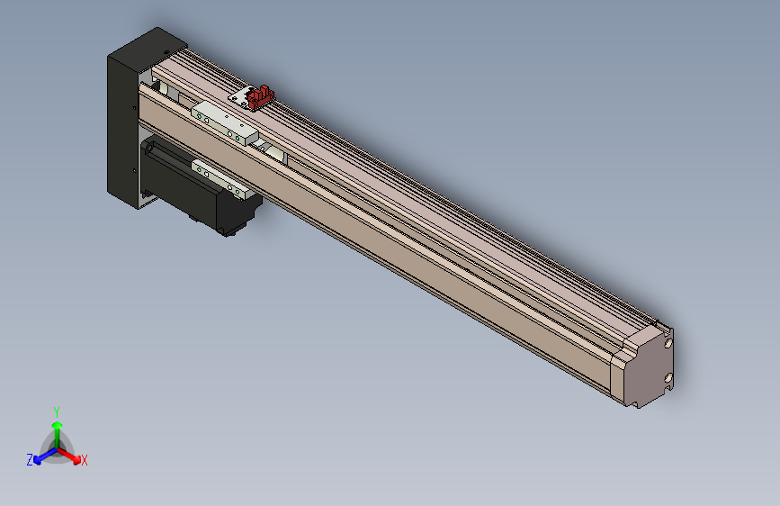 FST70-RM_日规螺杆半密式滑台电缸_右侧安装型
