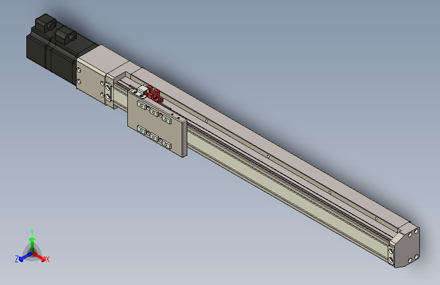 FSTCH4_螺杆全密轨道内嵌式滑台电缸