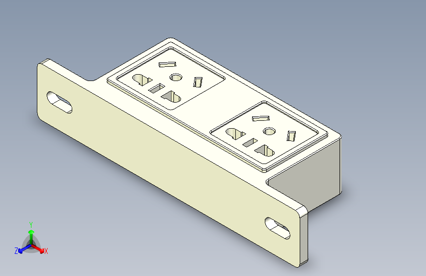 双联电源插排.stp