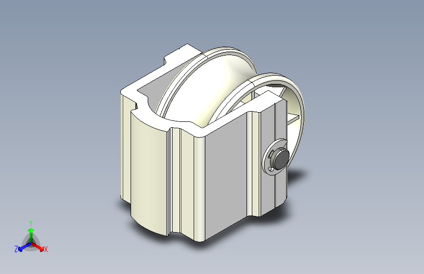 凹槽支撑滚轮.stp