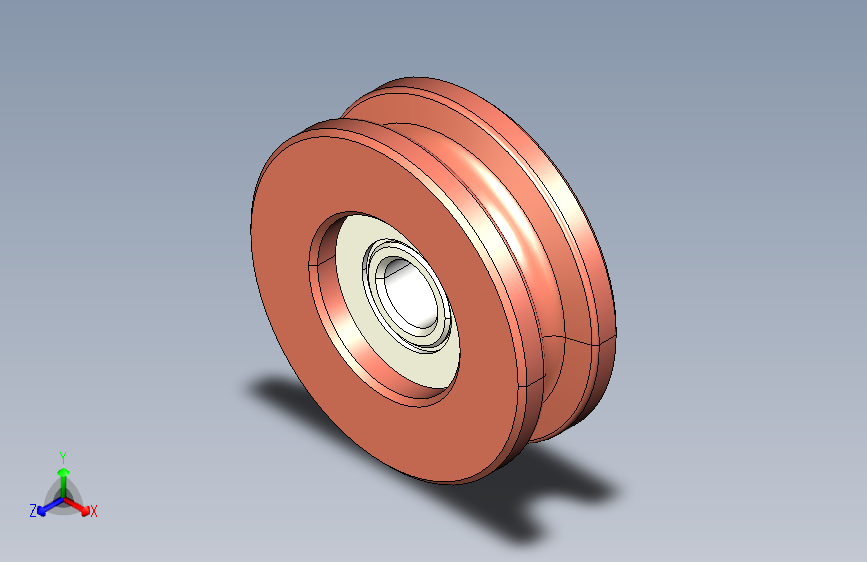 U槽金属滑轮.stp