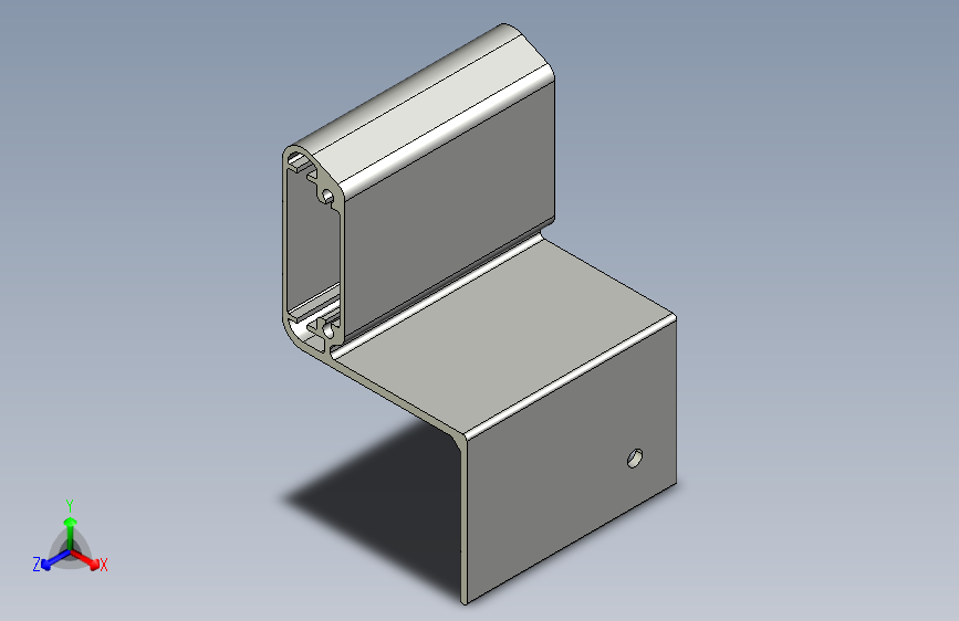 铝流利条导向L型挡边