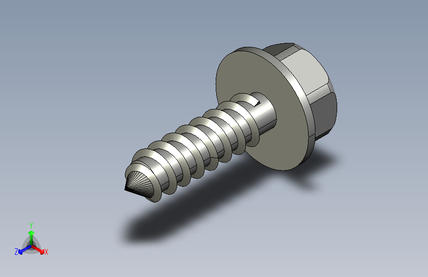 自攻螺钉（固定框架）.stp