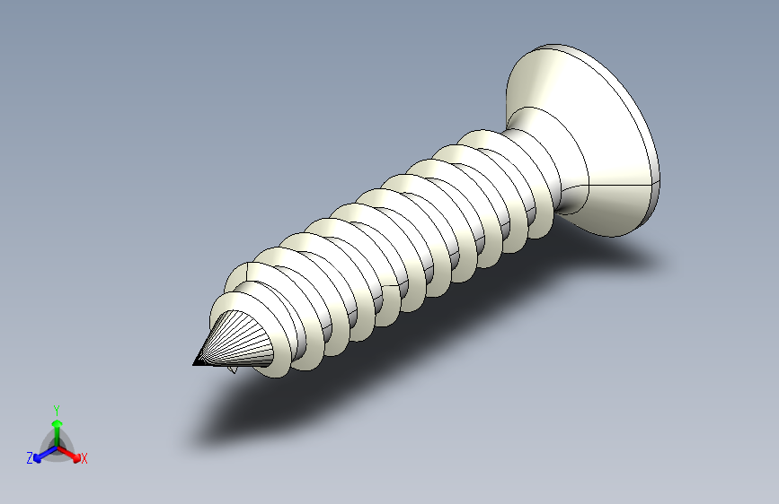 自攻螺钉ST2.9×13.stp