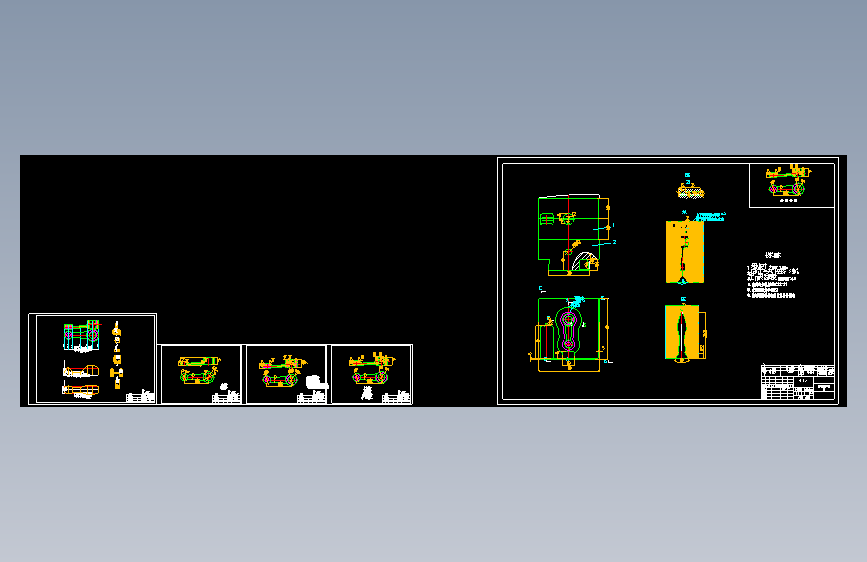 连杆锻造模具设计图==970968=200