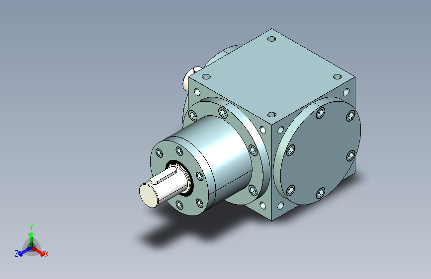HD14输入轴输出轴伸式换向器