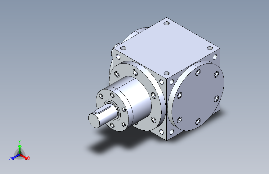 HD21输入轴输出轴式直角转向箱