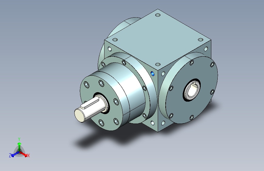 HDA09输入轴输出空心轴式转向箱