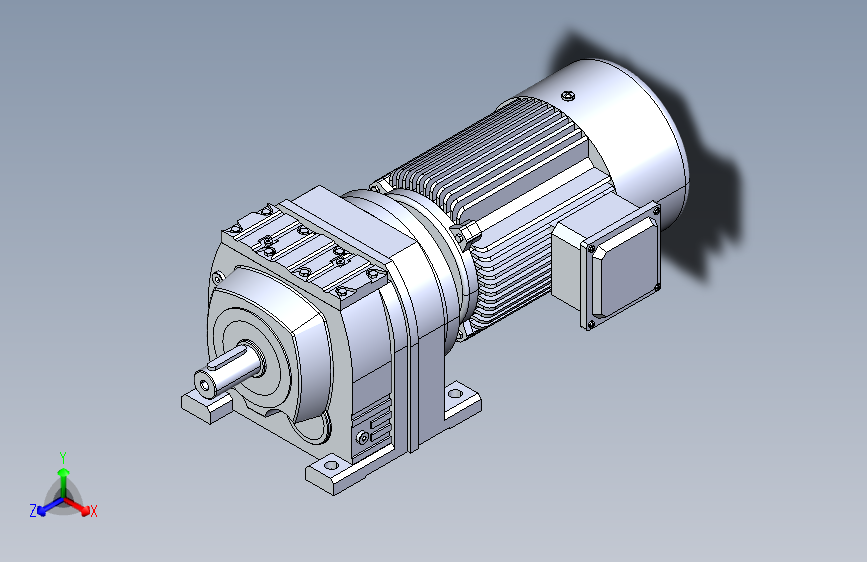 R系列斜齿轮硬齿面减速机
