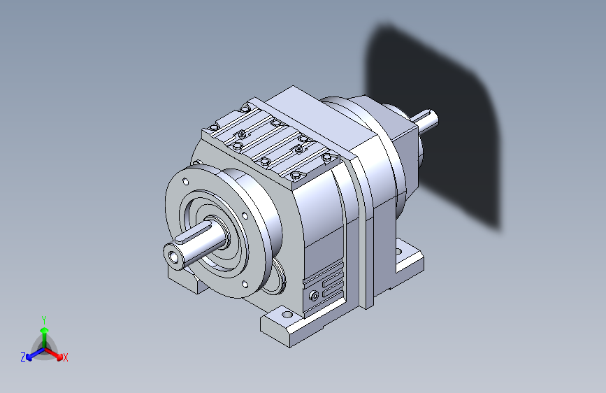 R..F AD底脚法兰安装斜齿轮减速机