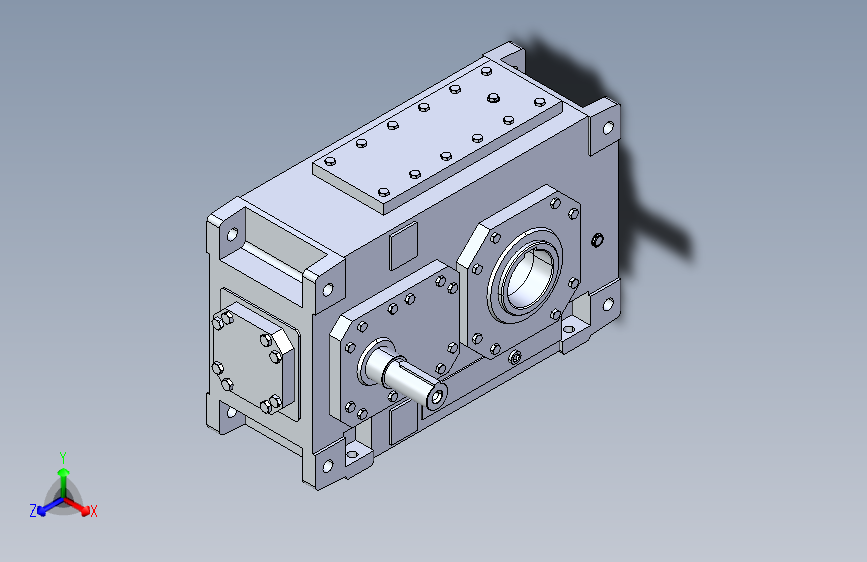H2HH输出空心轴 平行齿轮箱