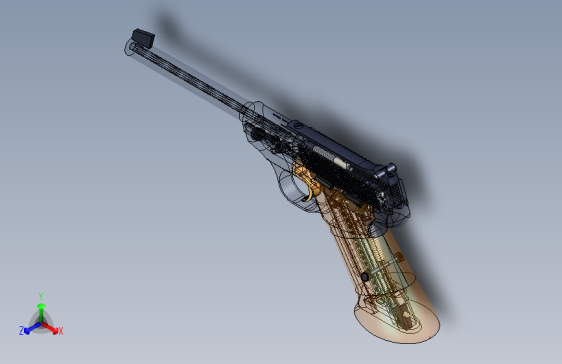 1226英寸型子弹勃朗宁手枪