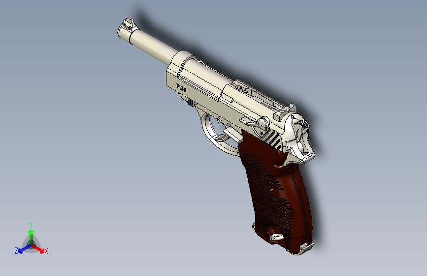 1667瓦尔特P38手枪