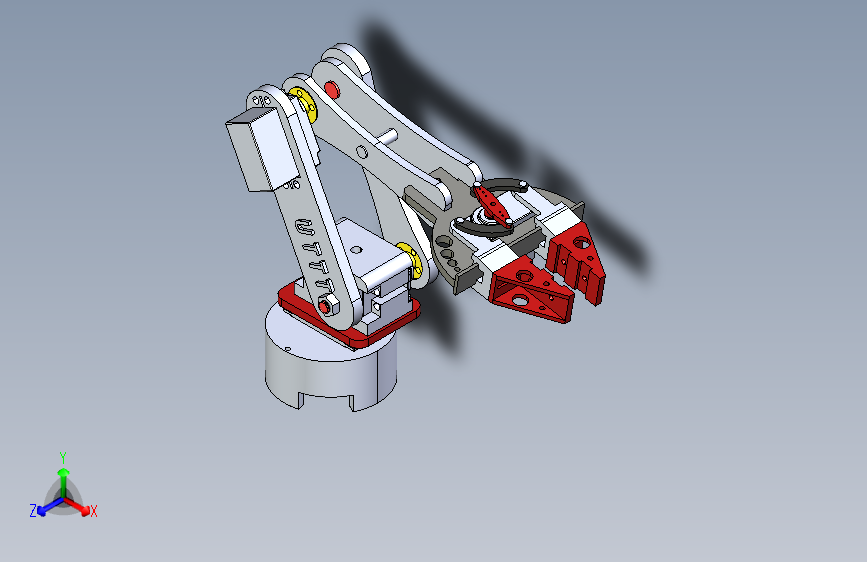 Brazo o -  Arm简易机械臂3D数模图纸 Solidworks设计 附STEP