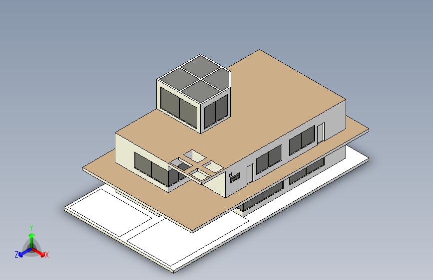 50英尺x 90英尺别墅结构3D图纸 Solidworks设计 附STEP