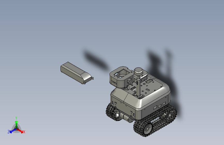 [B-01-MB] 环境监测机器人V.2--模型格式为 stp sw