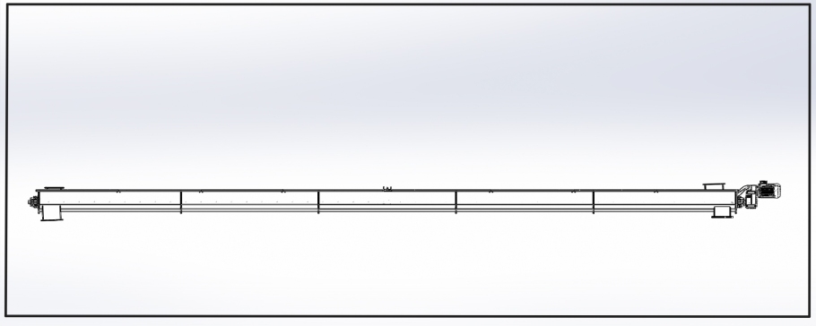 直径277 x 长度12.672毫米U型螺旋输送机
