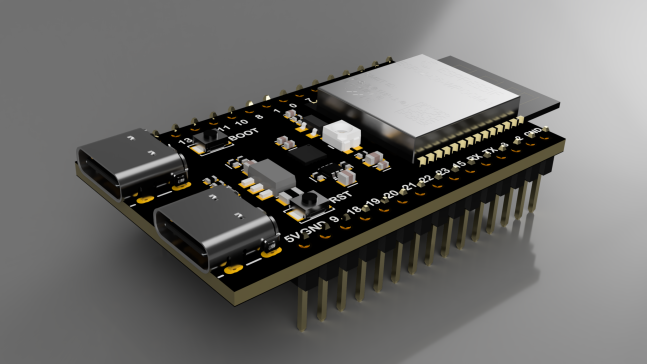 ESP32 C6 Wroom 1电路板