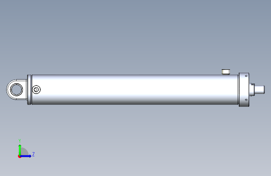 两个作用液压缸 100x50x670 毫米(带热封)