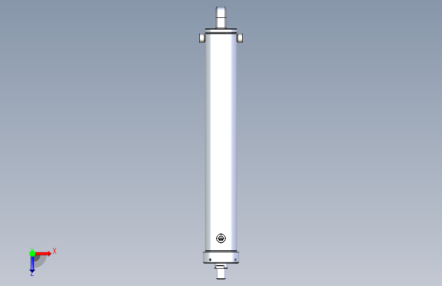 两个作用液压缸 100x50x670 毫米(带热封)
