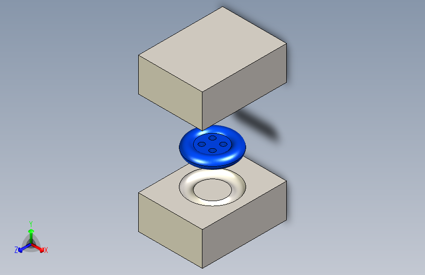 塑料按钮 - 模具设计