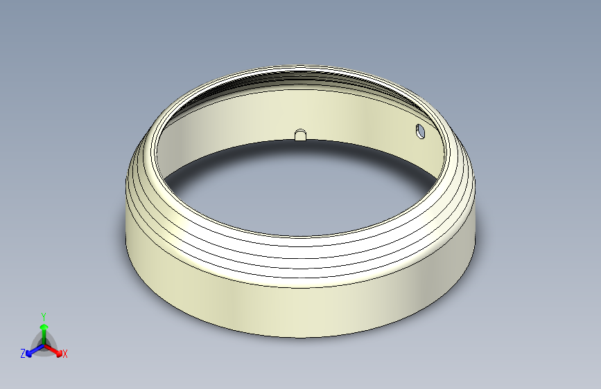 雅马哈MT-01标准排气罩的端盖。
