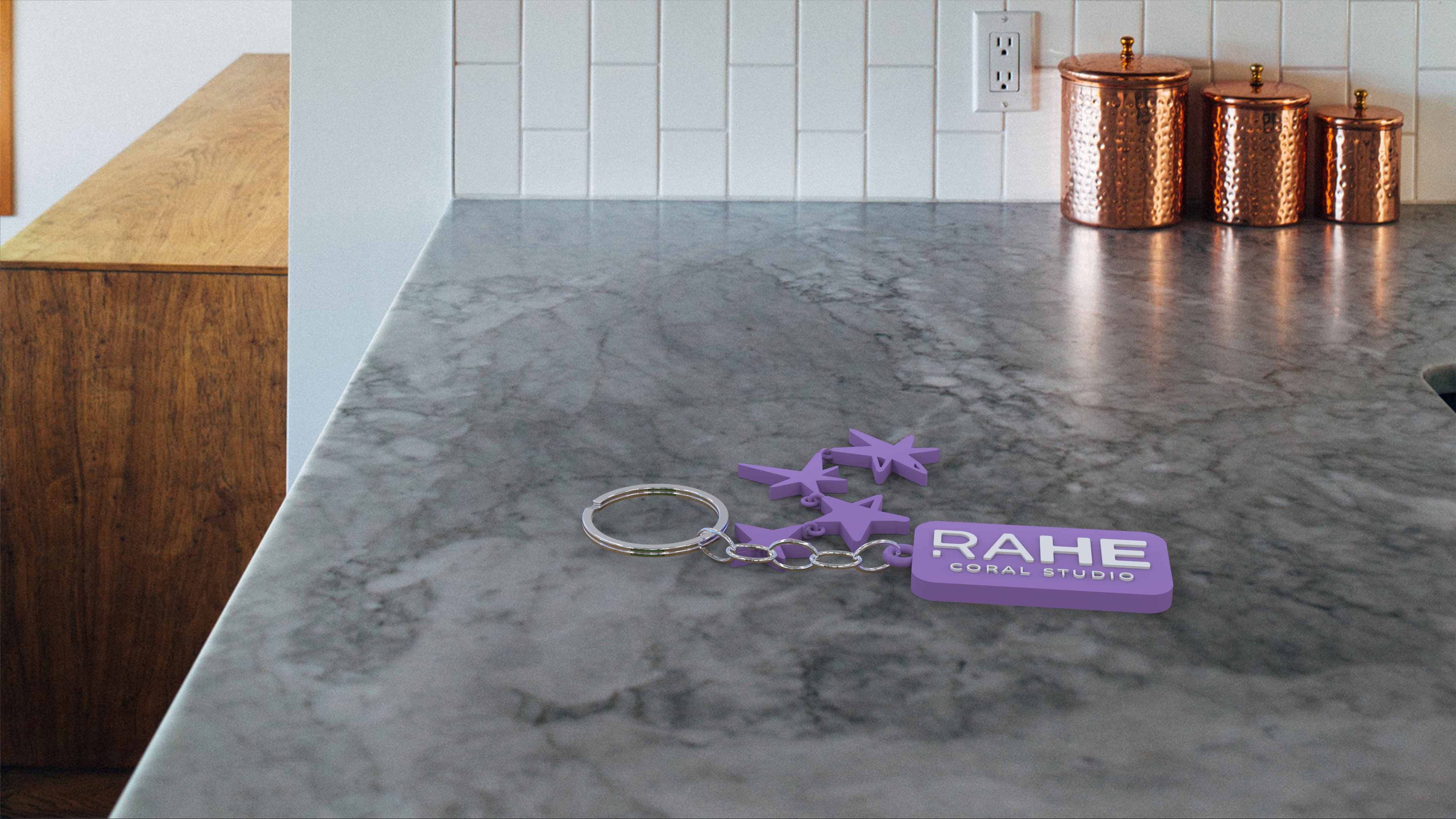 钥匙链标志2 NFC钥匙扣