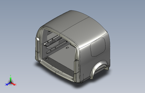 汽车后备箱模型来自雪铁龙Berlingo MK 3