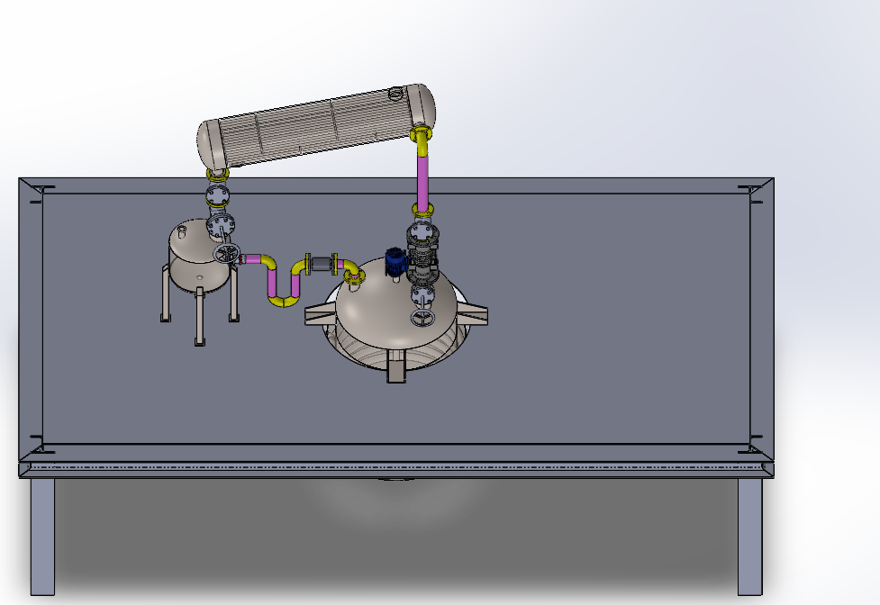 一个完整的热交换系统