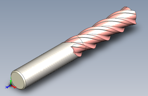 SolidWorks中的钻头设计