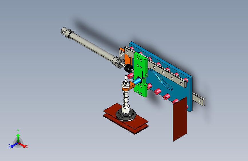 吸附式90度翻转机构3D数模图纸 Solidworks设计 附STEP