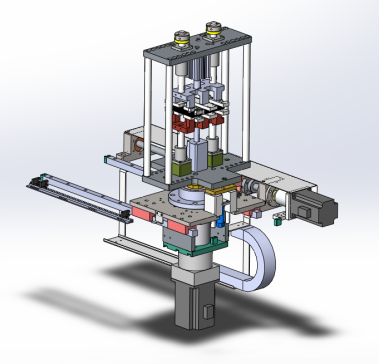 锂电池电芯夹持旋转部件