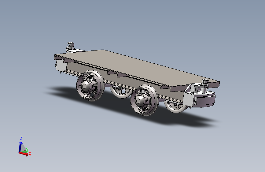 平板车600轨距1t
