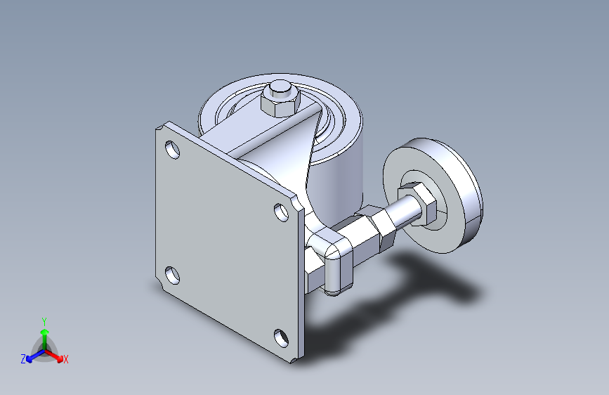 卓越调整脚轮YZ-80B-30