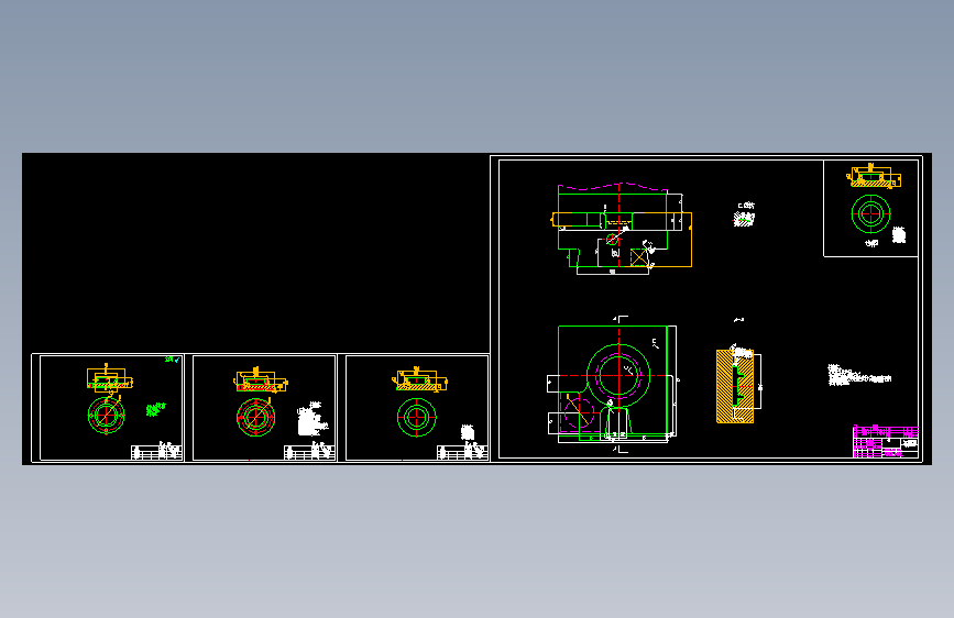 端盖锻造模具设计CAD==968565=200