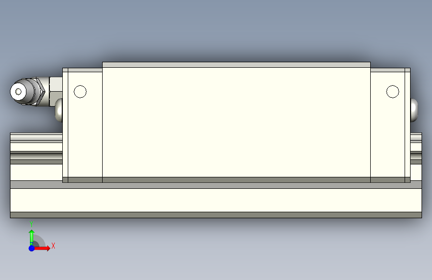 PMI银泰直线导轨MSB30S1FC+R110.7-15.35_15.35N__0_0_0_01G-M6_ 正面视图