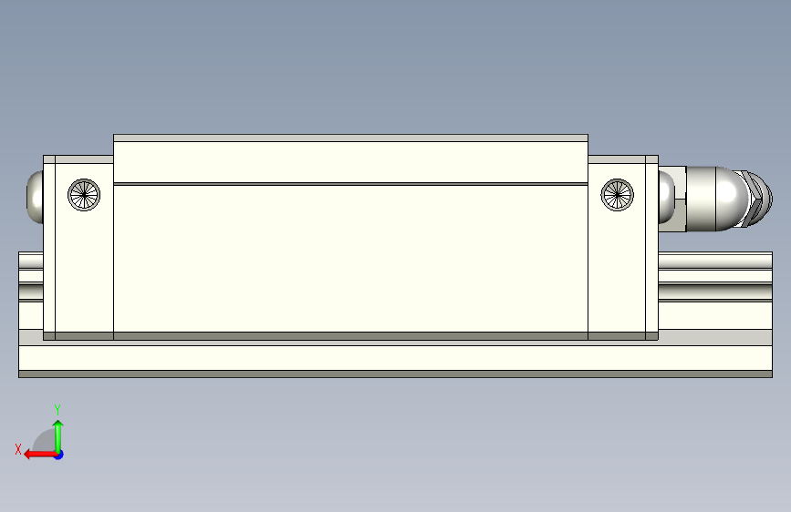 PMI银泰直线导轨SME20SA1FC+R92.5-16.25_16.25N__0_0_0_01G-M6_ 背面视图