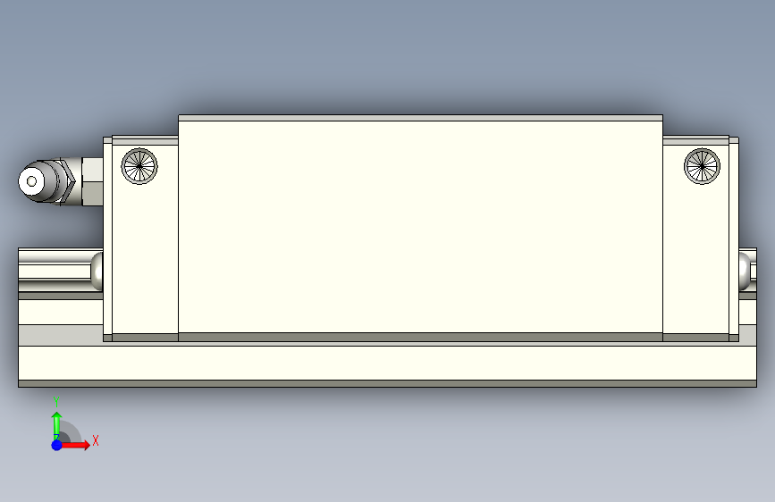 PMI银泰直线导轨SME30SA1FC+R122-21_21N__0_0_0_01G-M6_ 正面视图