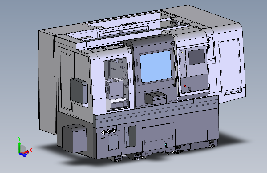 中村车床加工中心 STP格式