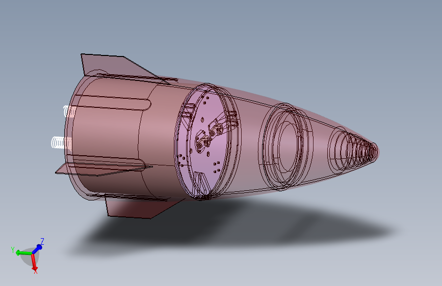 顶出弹出结构 STP格式