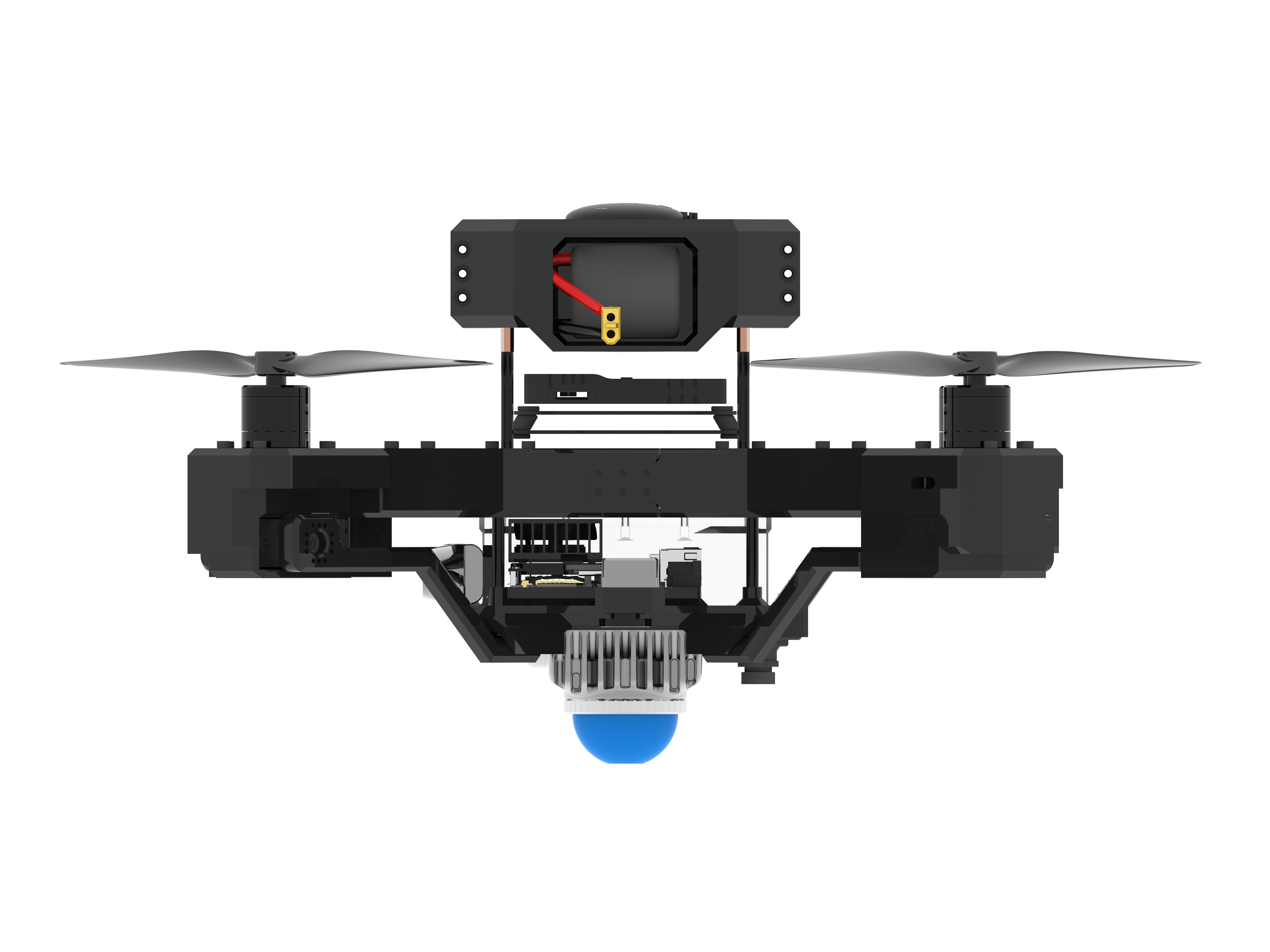 多传感器探测UAV无人机 STP格式