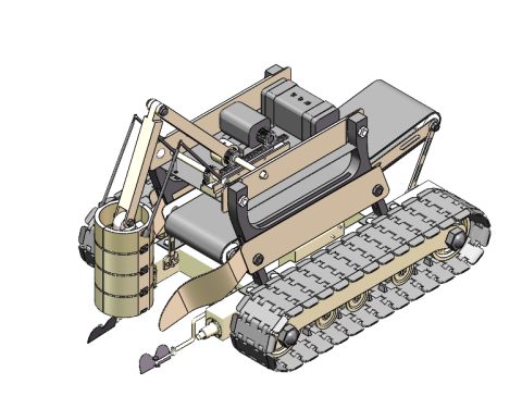 履带种植机器人