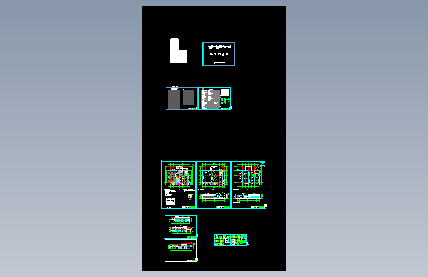 汽车销售服务有限公司汽车4S店建筑施工图全套CAD图纸